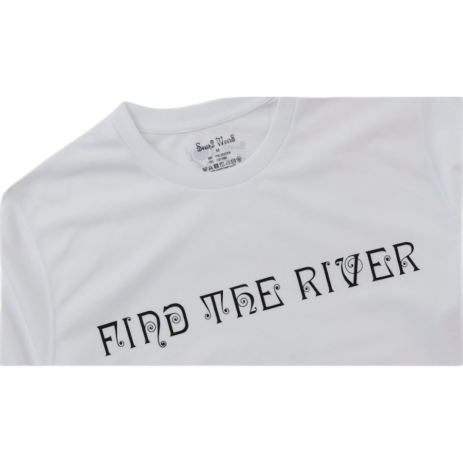 Crew Neck Tee - Find The River White