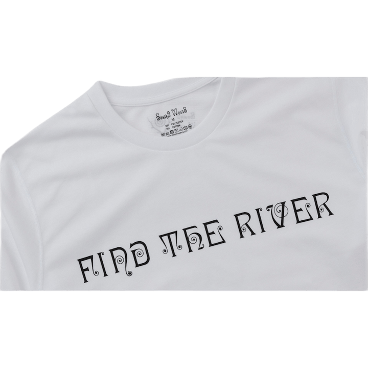 Crew Neck Tee - Find The River White