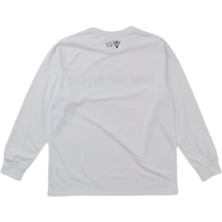 Crew Neck Tee - Find The River White