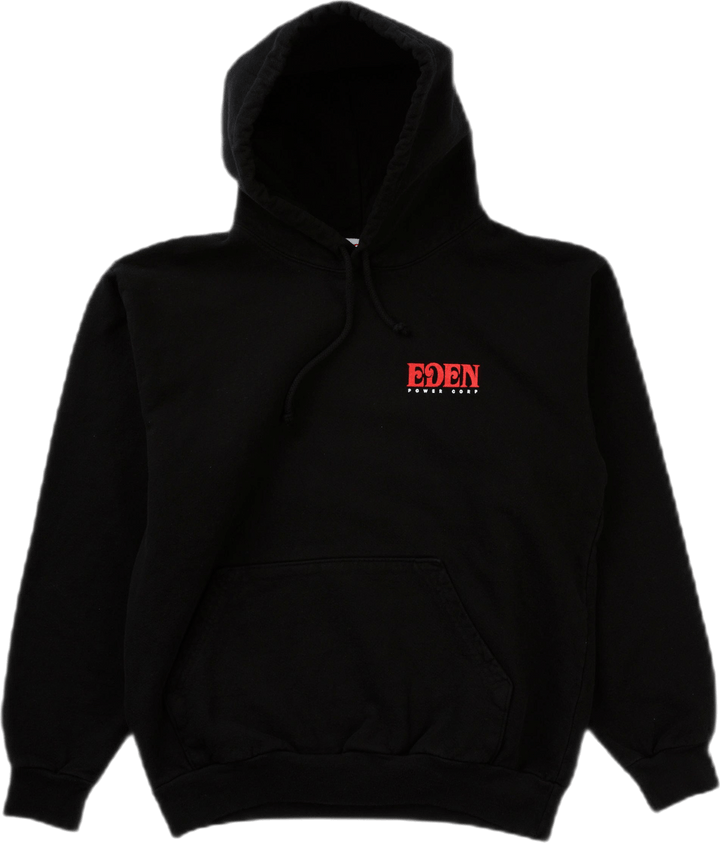 Sweat à capuche recyclé Eden noir