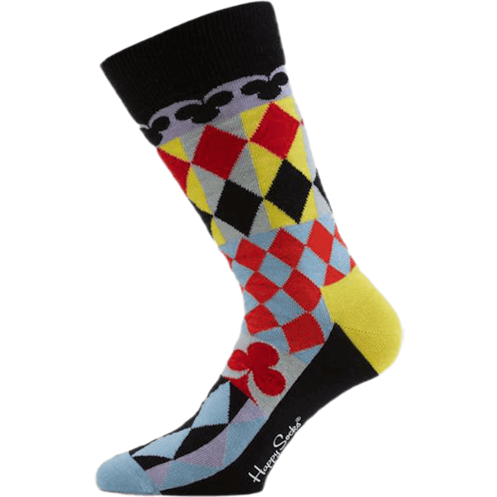 Abstract Cards Sock Multi