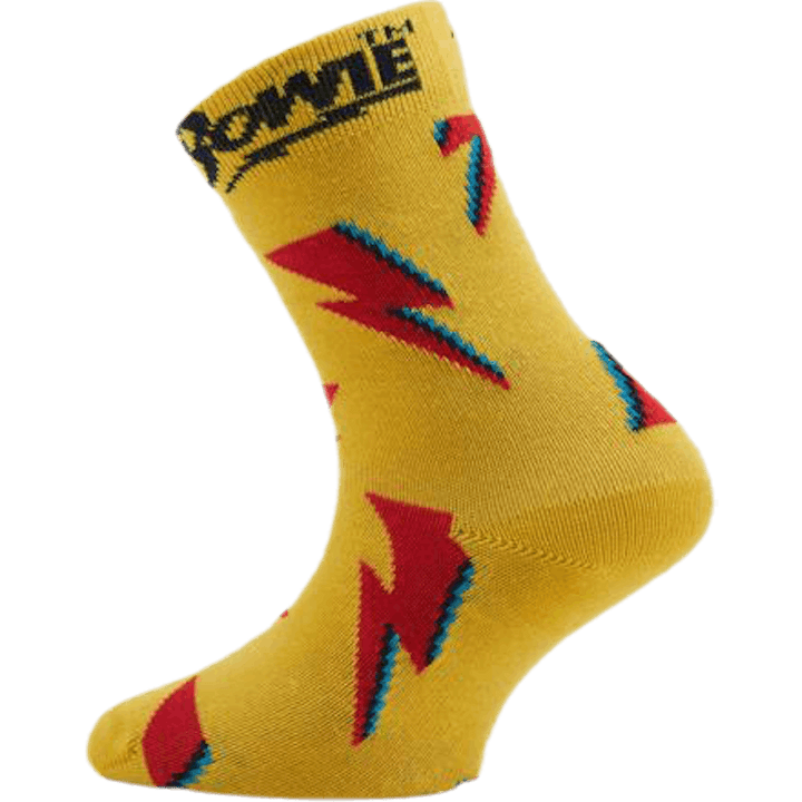 Flashy Bowie Kids Sock Yellow