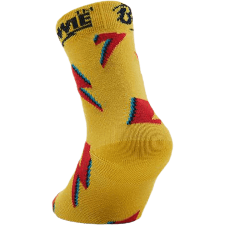 Flashy Bowie Kids Sock Yellow