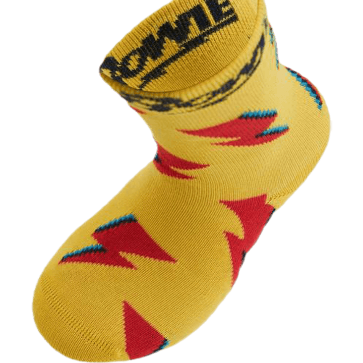 Flashy Bowie Kids Sock Yellow