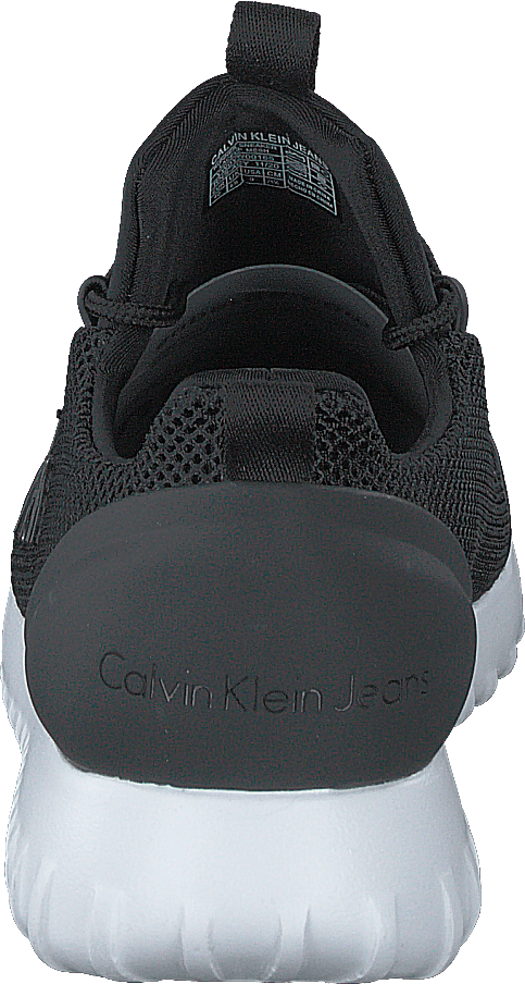 Runner Sneaker Laceup Mesh Black