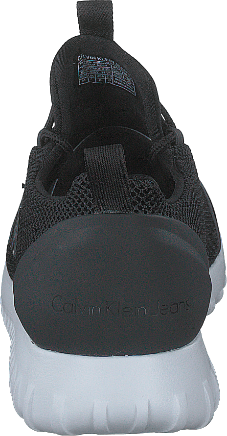 Runner Sneaker Laceup Mesh Black