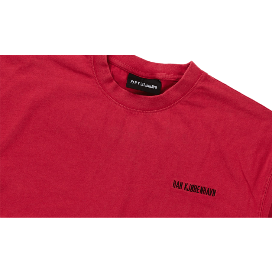 Boyfriend Tee Faded Dark Pink