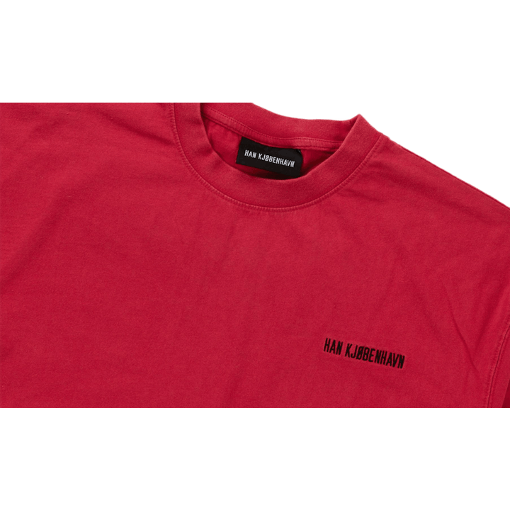 Boyfriend Tee Faded Dark Pink