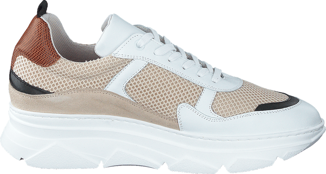 Quingo Bco White + Beige + Cuoio