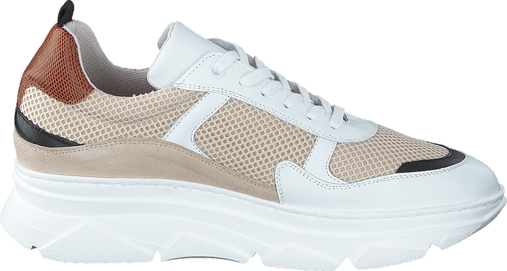 Quingo Bco White + Beige + Cuoio