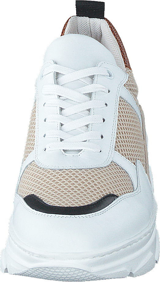 Quingo Bco White + Beige + Cuoio