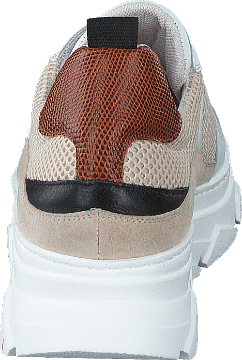 Quingo Bco White + Beige + Cuoio