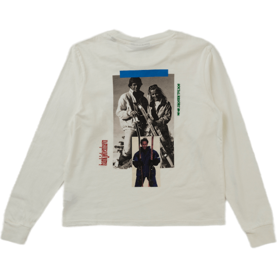 Artwork Tee Long Sleeve Off White