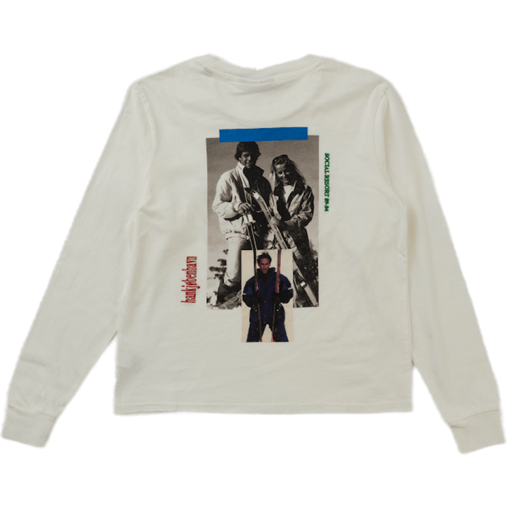 Artwork Tee Long Sleeve Off White