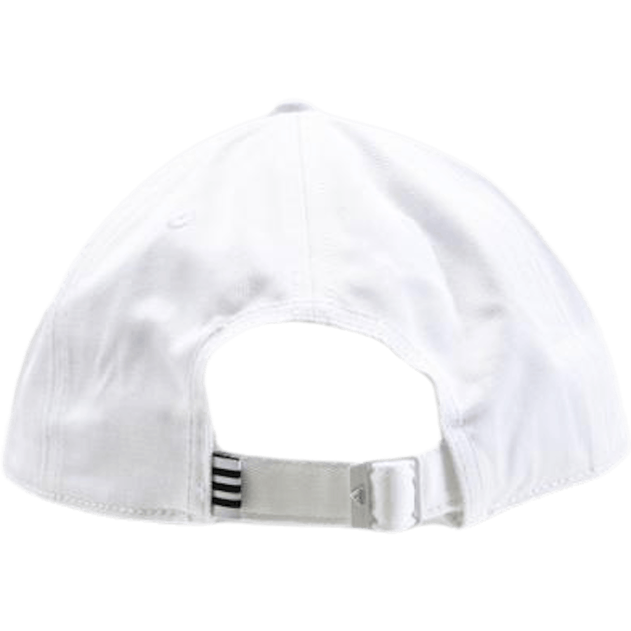 Baseball 3 Stripes Cap Cotton Twill White / Black / Black