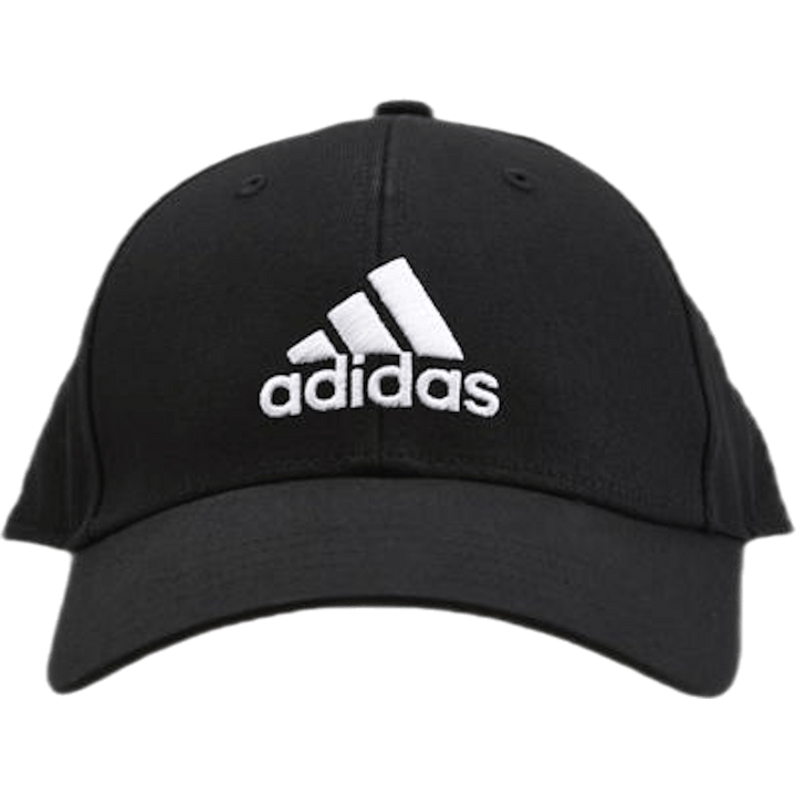 Baseball Cap Cotton Twill Black / Black / White