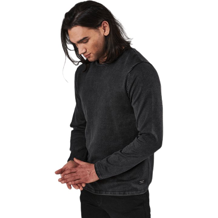 Eleo Knit Rundhalsausschnitt Caviar