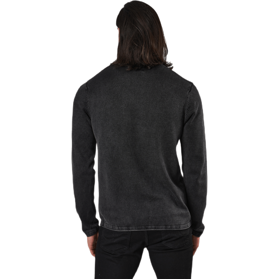 Eleo Knit Rundhalsausschnitt Caviar