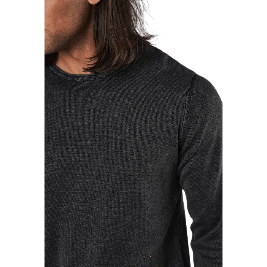 Eleo Knit Rundhalsausschnitt Caviar