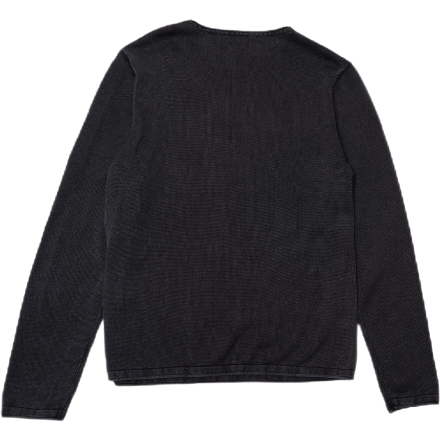 Eleo Knit Rundhalsausschnitt Caviar