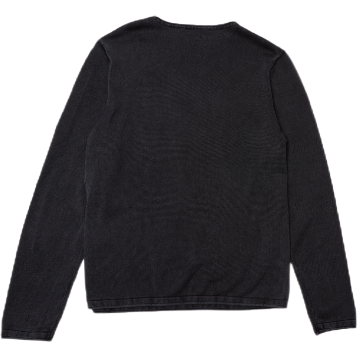 Eleo Knit Rundhalsausschnitt Caviar
