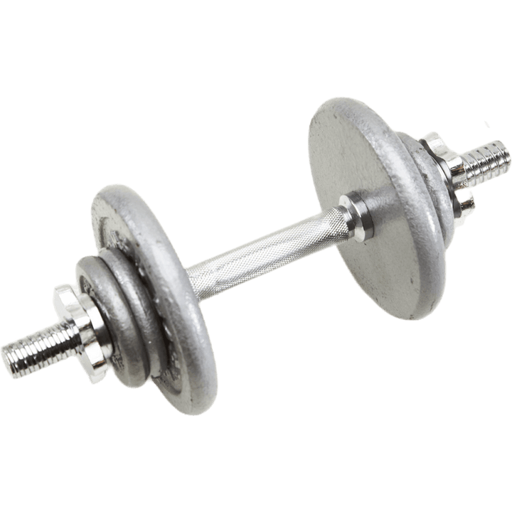 Hantelset 9kg Grå