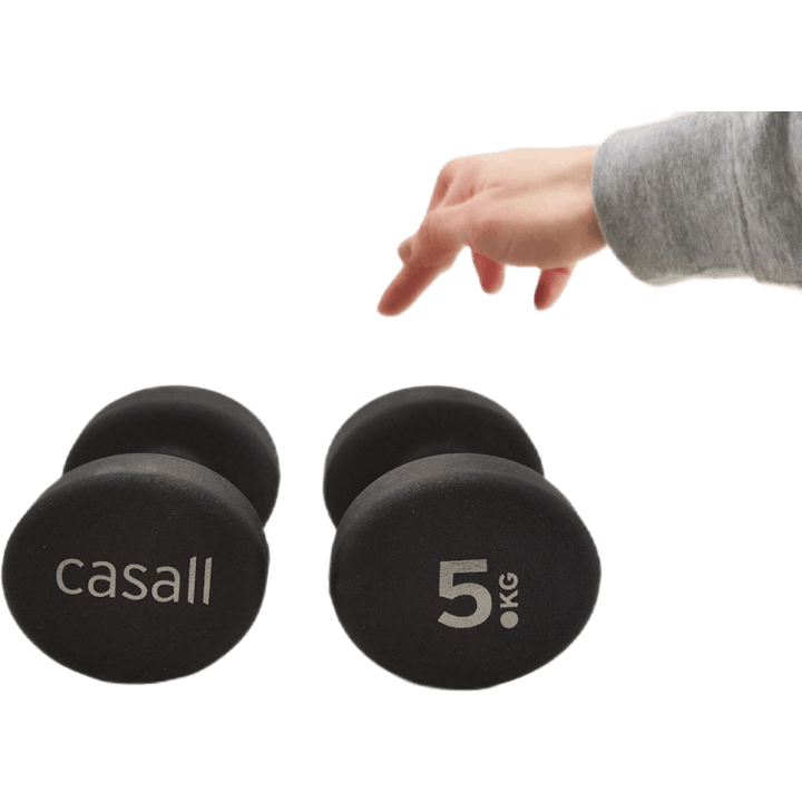 Neoprene Dumbbell 2x5kg Svart