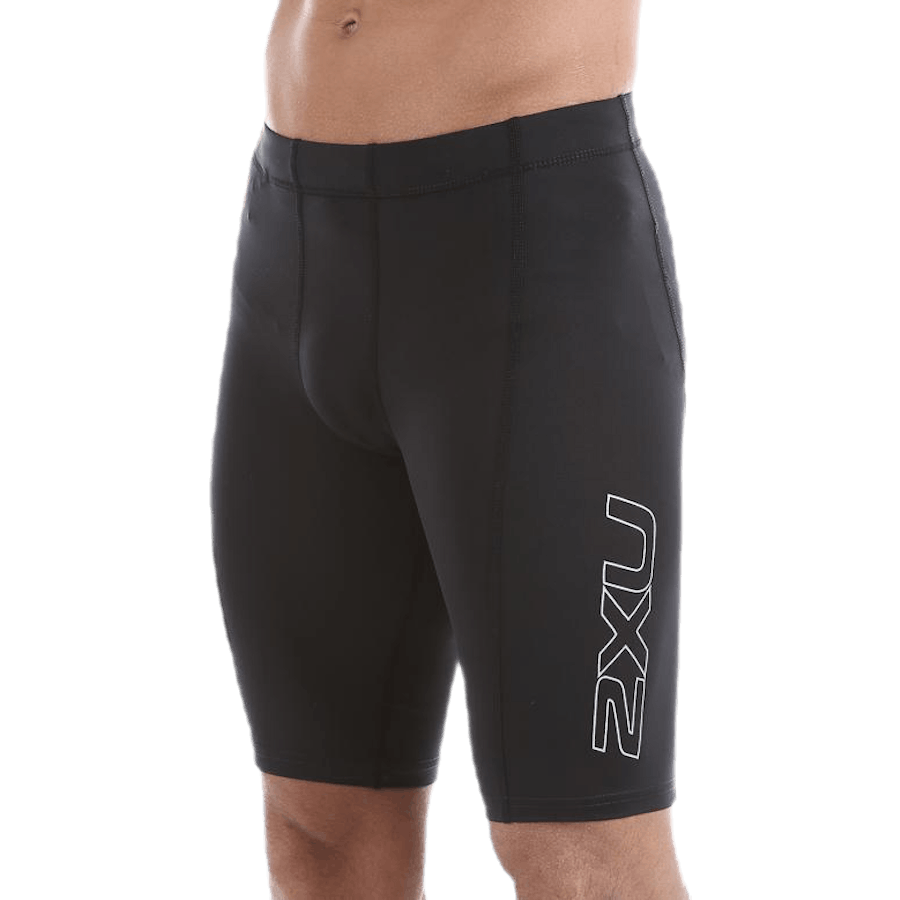 TR2 Compression Shorts Black/Silver