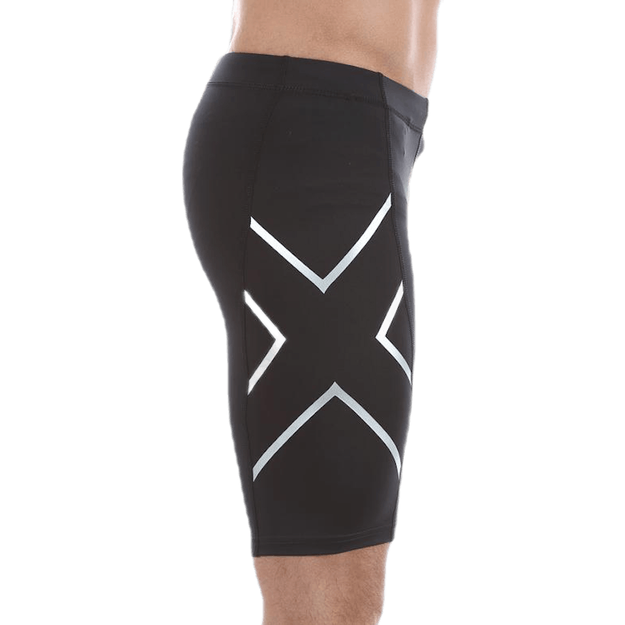 TR2 Compression Shorts Black/Silver