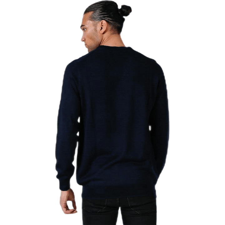 V-Neck Pullover Blue