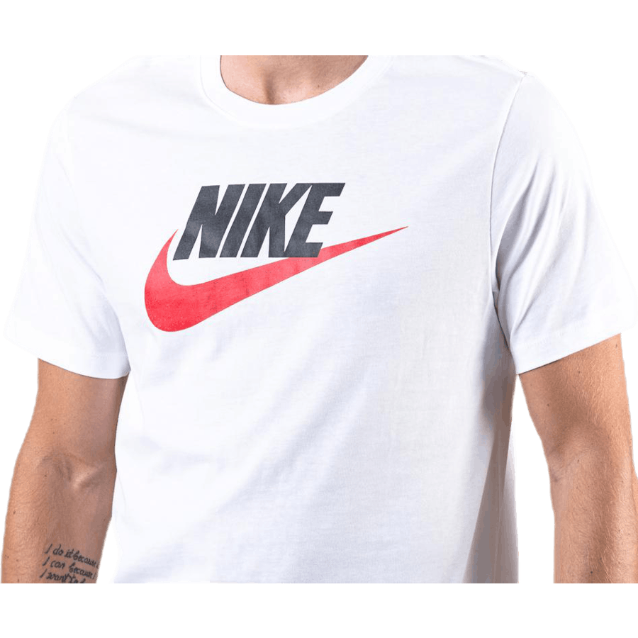 Sportswear Men's T-Shirt WHITE/BLACK/UNIVERSITY RED