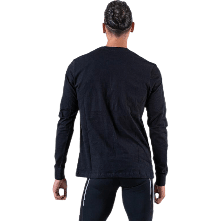 Sportswear Men's Long-Sleeve T-Shirt BLACK/WHITE