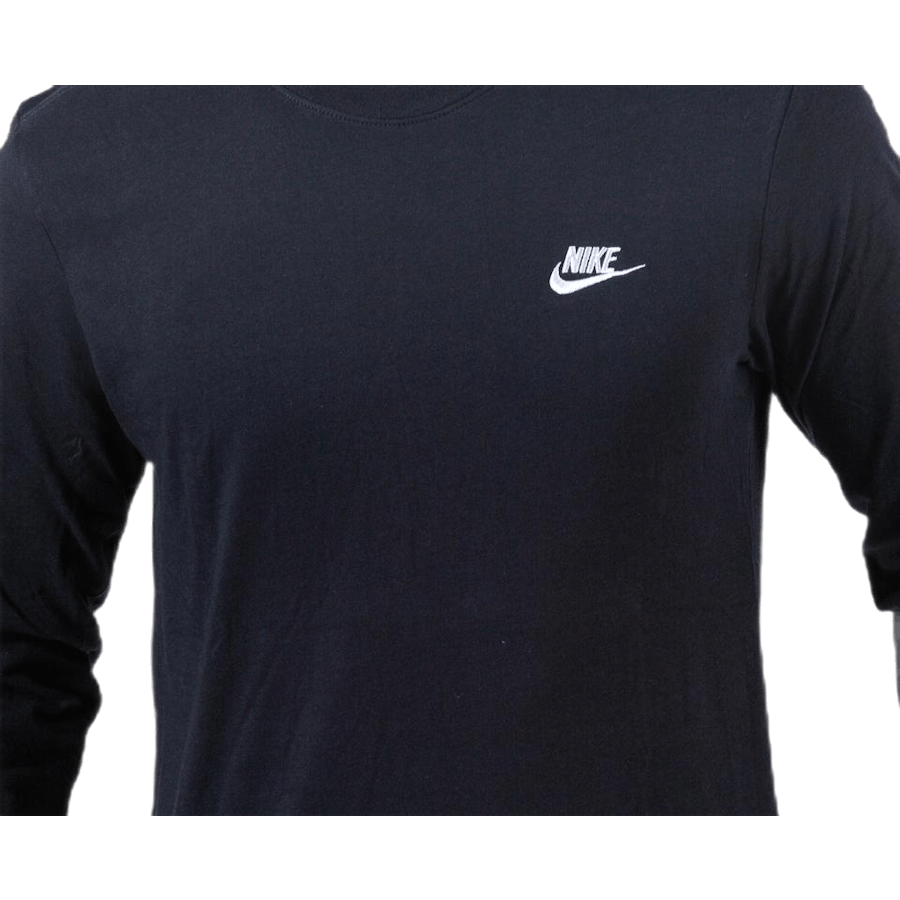 Sportswear Men's Long-Sleeve T-Shirt BLACK/WHITE