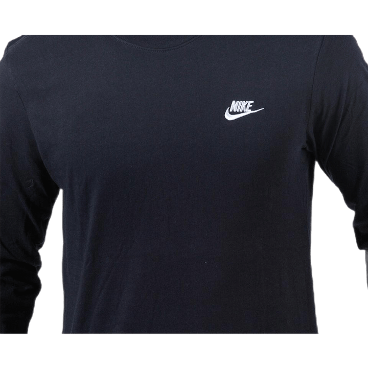 Sportswear Men's Long-Sleeve T-Shirt BLACK/WHITE