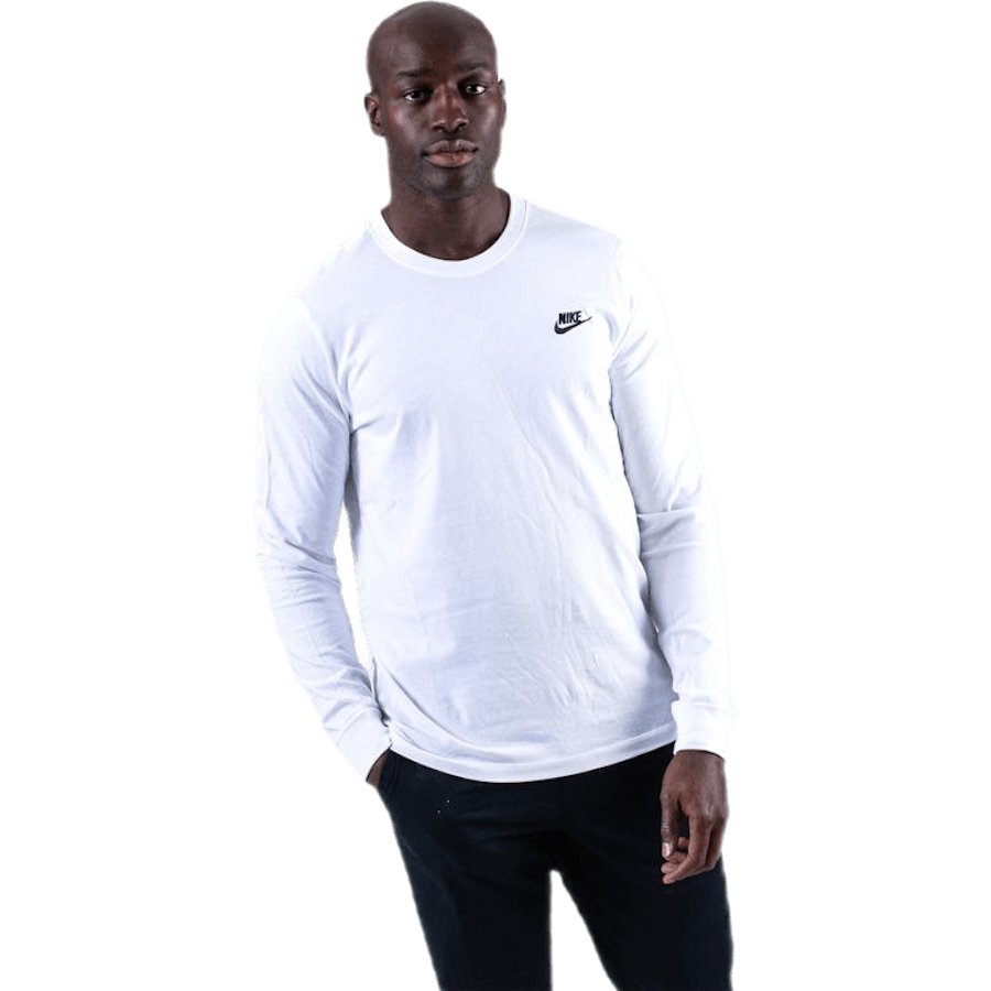 Sportswear Men's Long-Sleeve T-Shirt WHITE/BLACK
