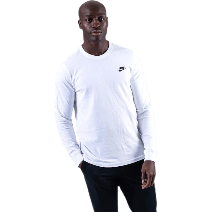 Sportswear Men's Long-Sleeve T-Shirt WHITE/BLACK