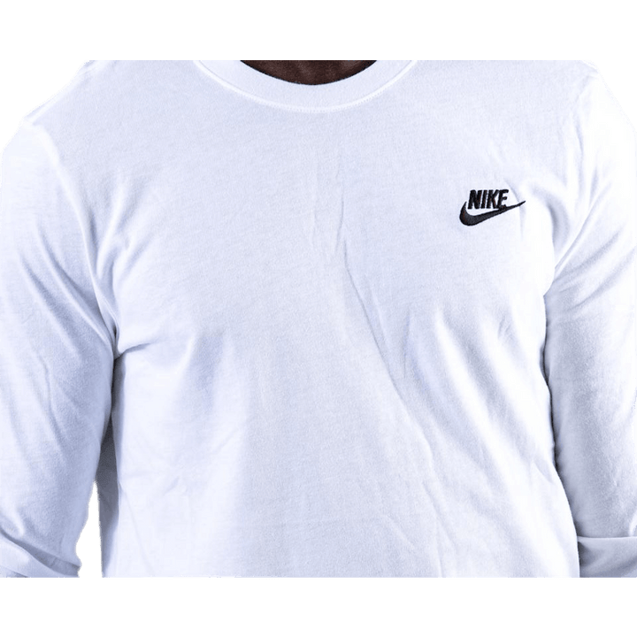 Sportswear Men's Long-Sleeve T-Shirt WHITE/BLACK
