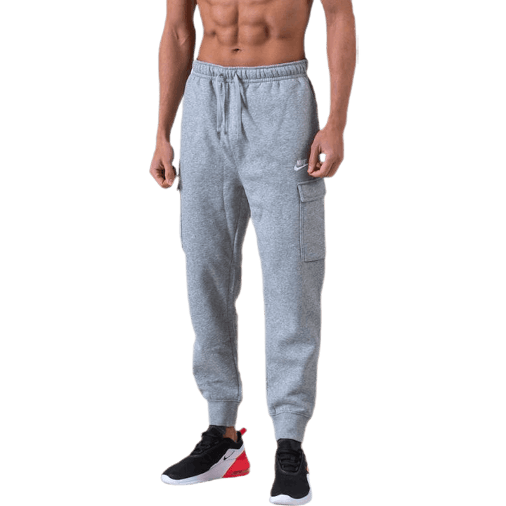 Sportswear Club Fleece Men's Cargo Pants DK GREY HEATHER/MATTE SILVER/WHITE