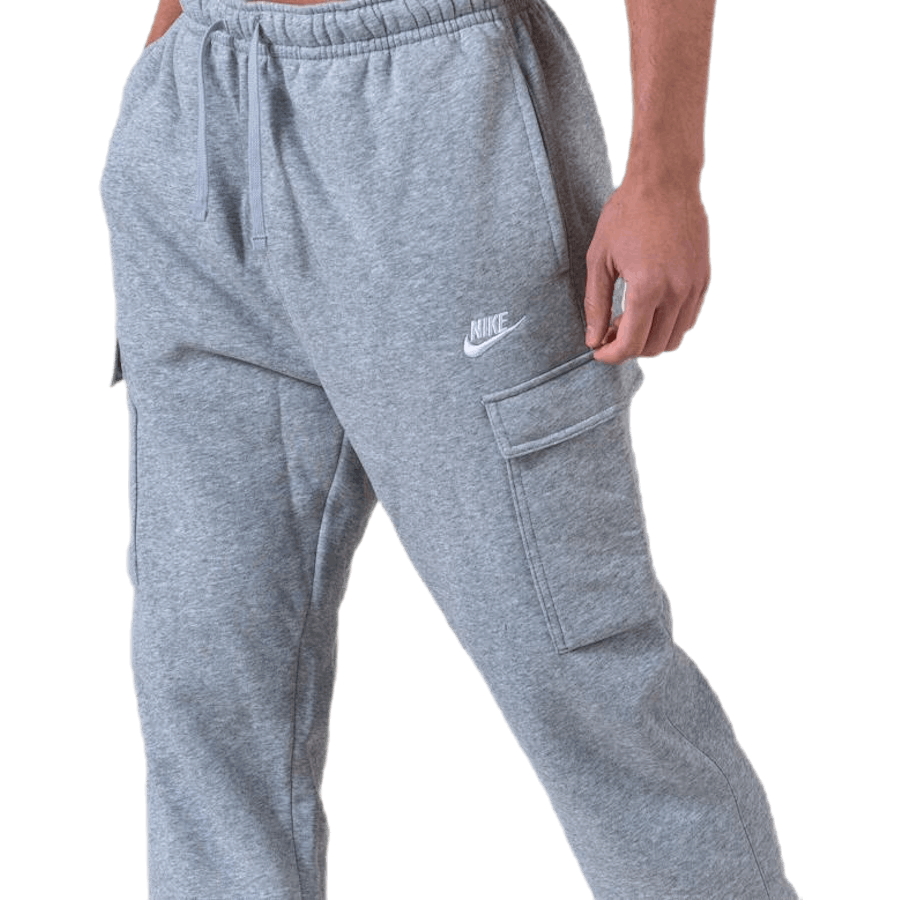 Sportswear Club Fleece Men's Cargo Pants DK GREY HEATHER/MATTE SILVER/WHITE