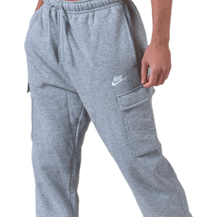 Sportswear Club Fleece Men's Cargo Pants DK GREY HEATHER/MATTE SILVER/WHITE