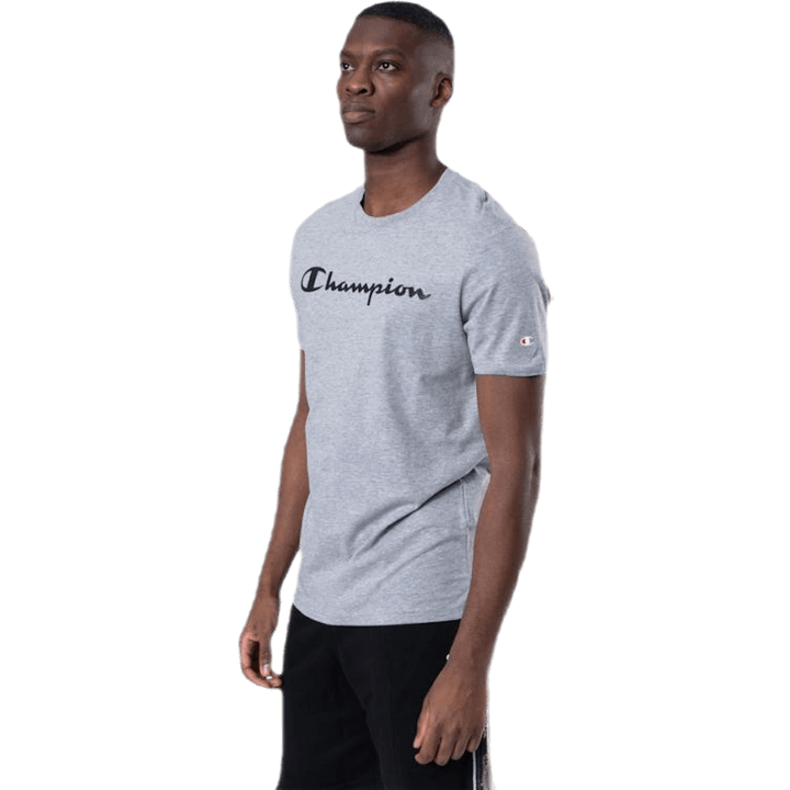 T-Shirt mit Rundhalsausschnitt Grau