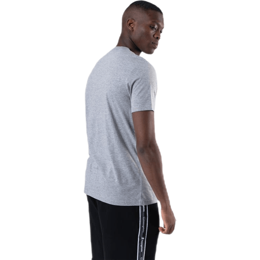 T-Shirt mit Rundhalsausschnitt Grau
