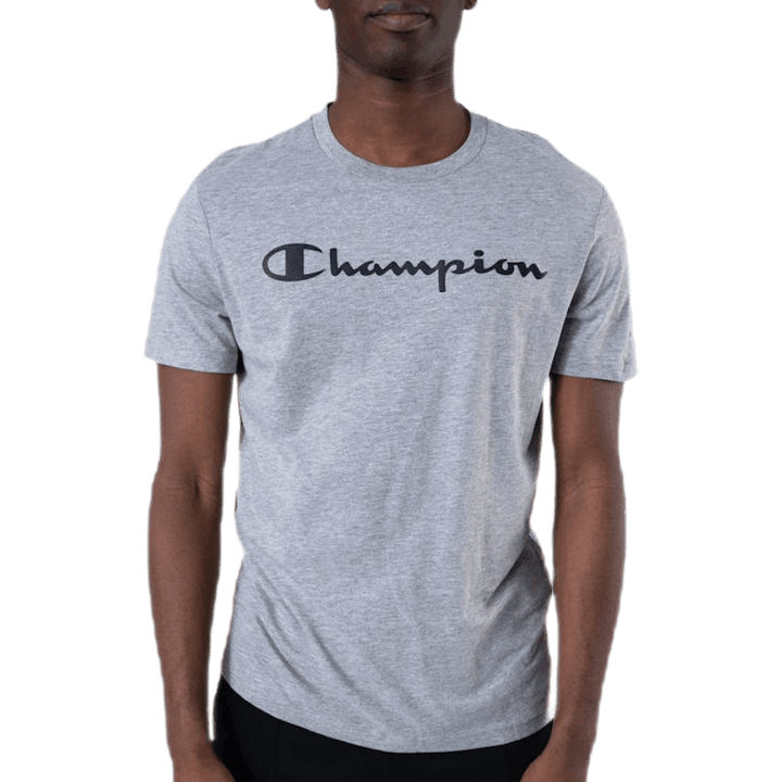 T-Shirt mit Rundhalsausschnitt Grau