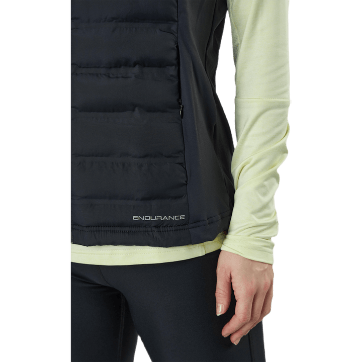 Reitta W Hot Fused Hybrid Vest Black