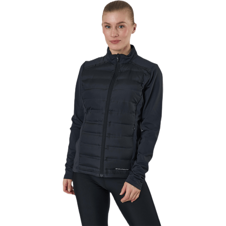 Reitta W Hot Fused Hybrid Jacket Black