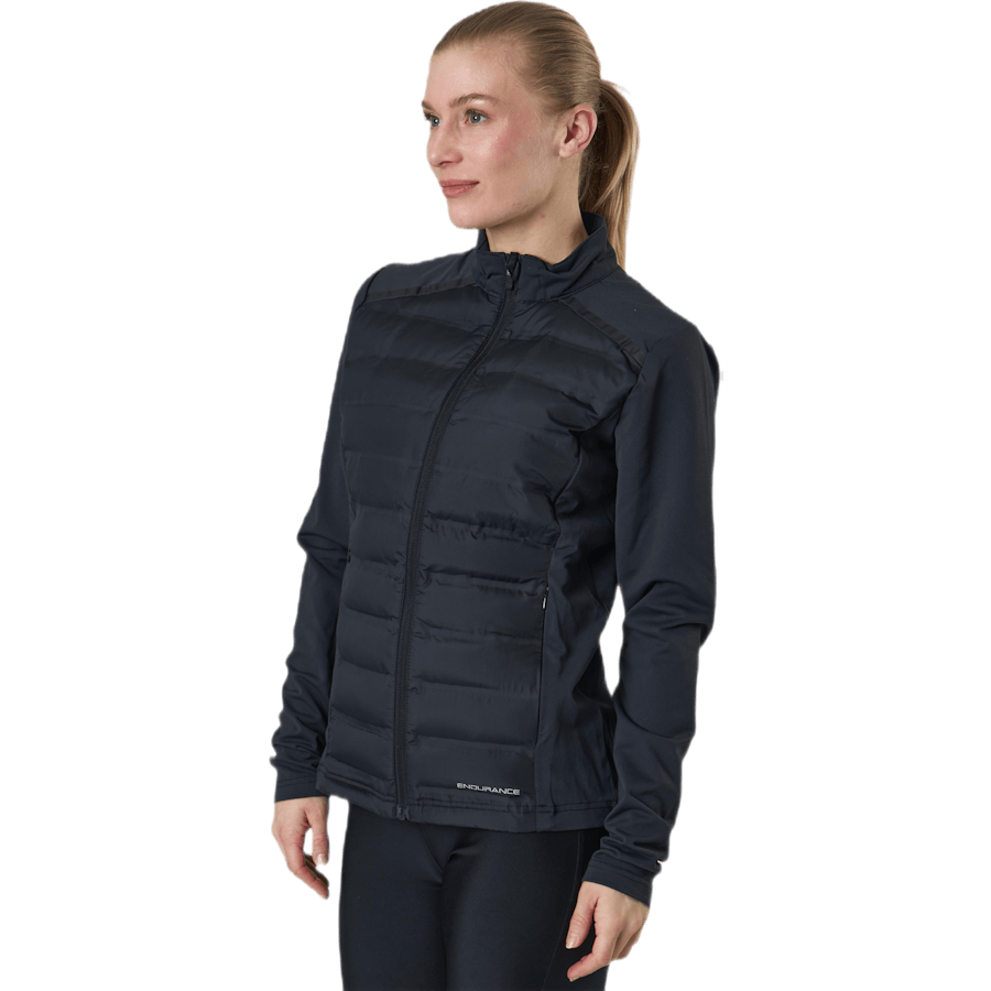 Reitta W Hot Fused Hybrid Jacket Black