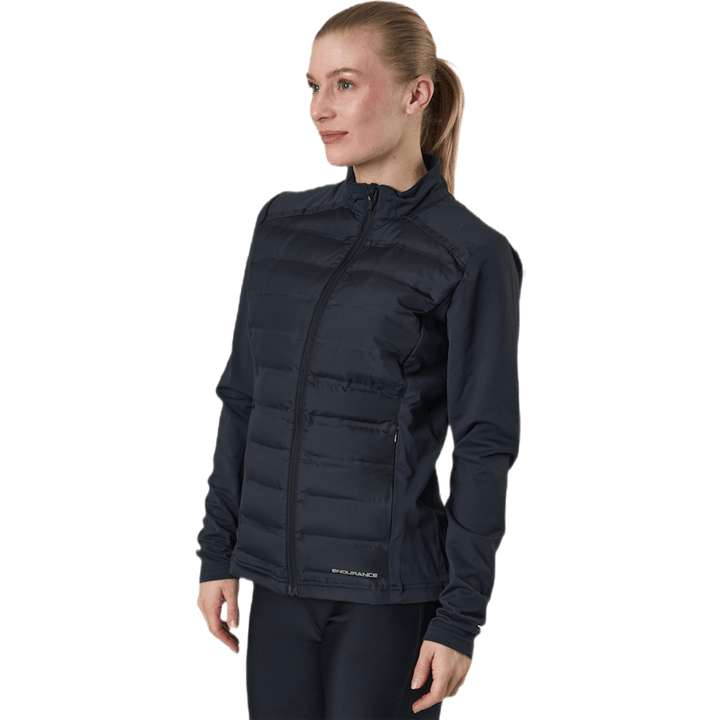 Reitta W Hot Fused Hybrid Jacket Black