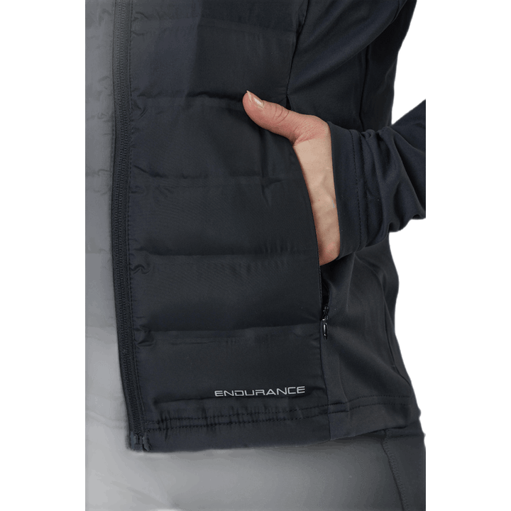 Reitta W Hot Fused Hybrid Jacket Black