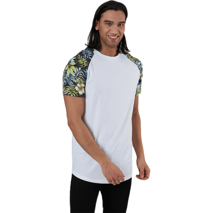 Flower Tee Ss Crew Neck Black