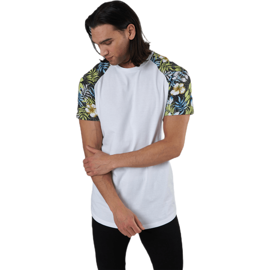 Flower Tee Ss Crew Neck Black